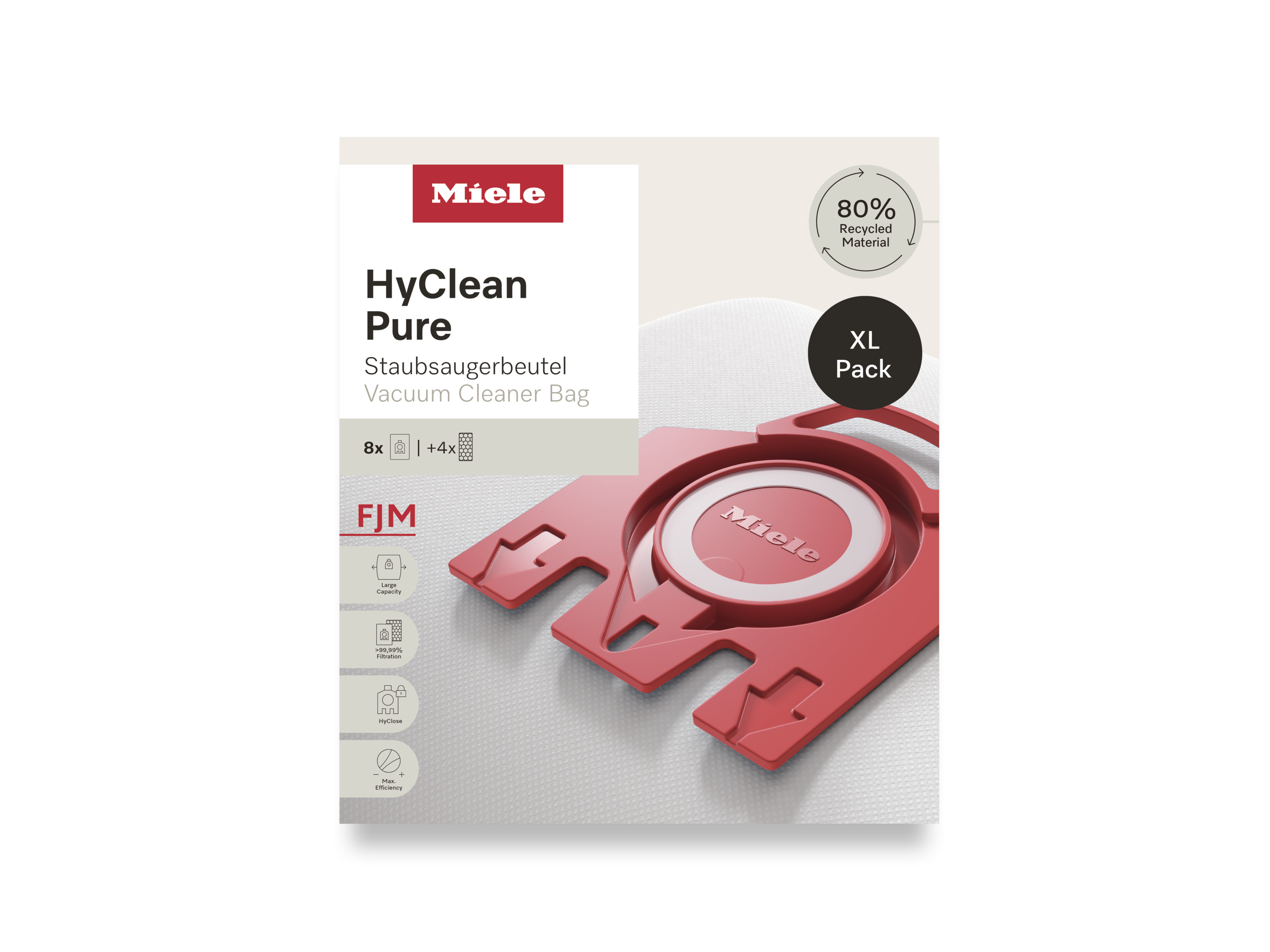 Комплект мешков-пылесборников HyClean Pure FJN XL Miele купить в Волгограде | Всегда в наличии! | Артикул 12498160 | Официальный сайт
