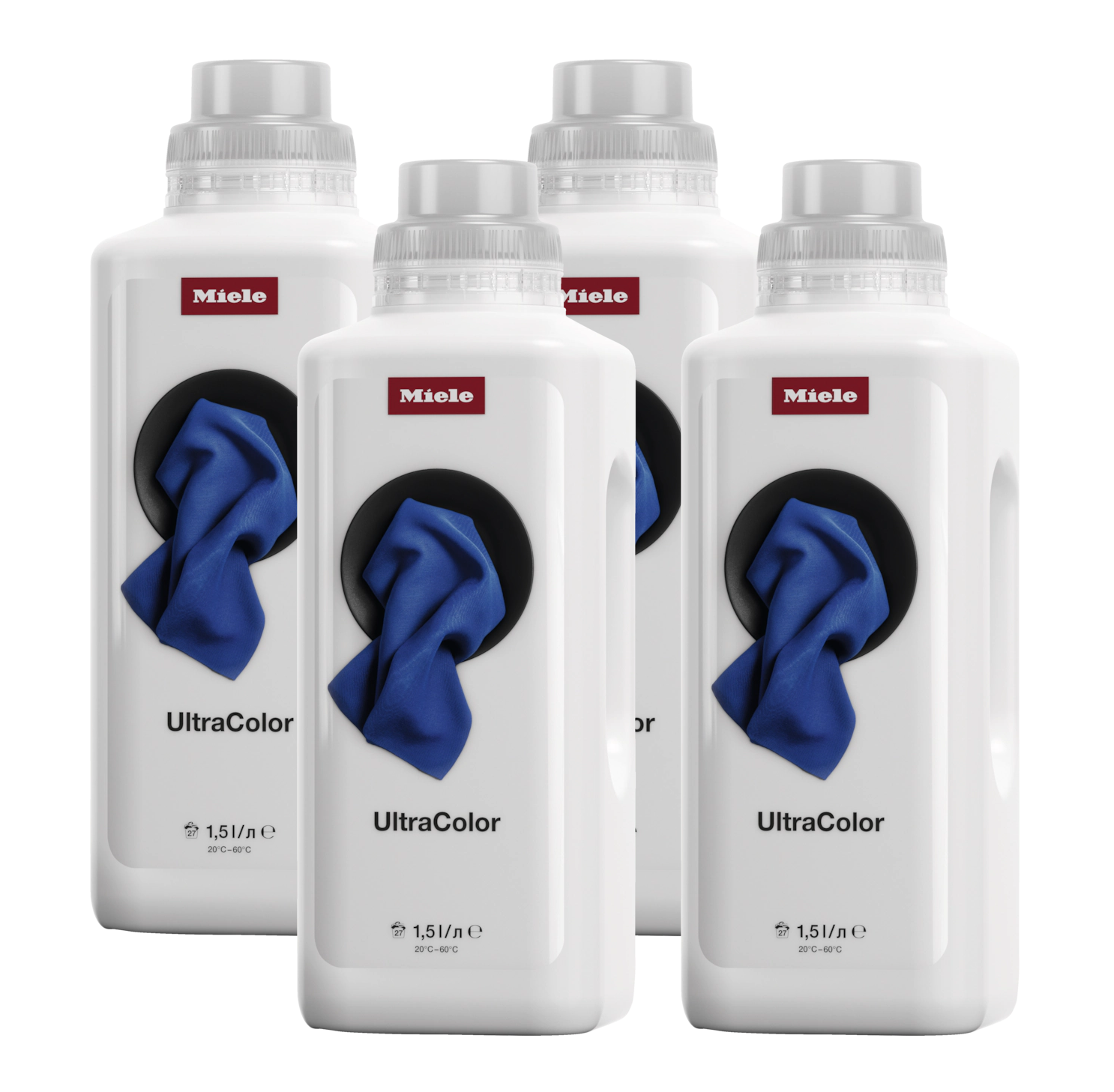 Набор для стирки цветного белья UltraColor Aqua WA UC 1501 L 1,5лх4 шт. Miele купить в Волгограде | Всегда в наличии! | Артикул 12647690 | Официальный сайт