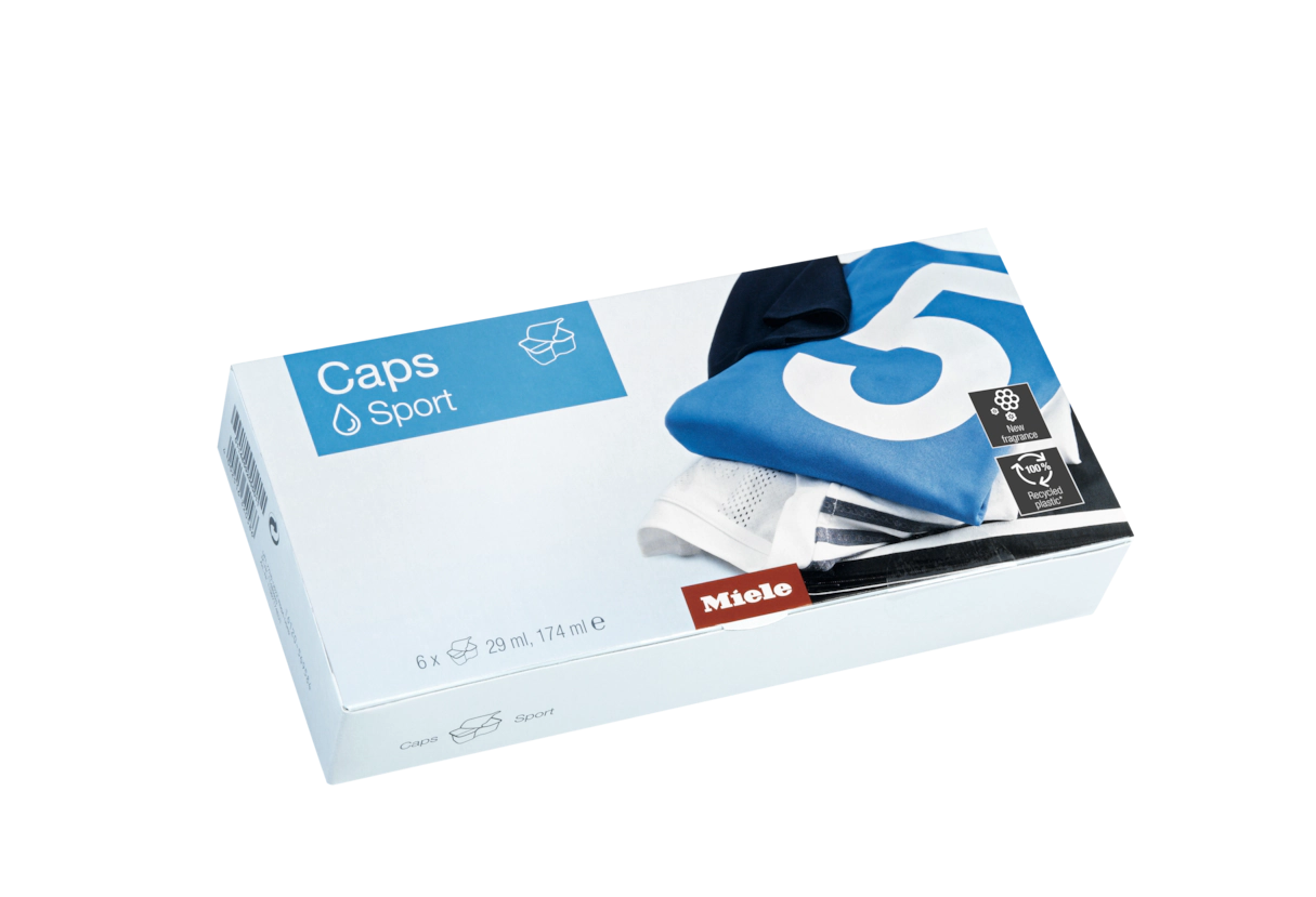 Средство для стирки спортивной одежды Sport Caps WA CSP 0603 L 6 шт. Miele купить в Волгограде | Всегда в наличии! | Артикул 11703200 | Официальный сайт