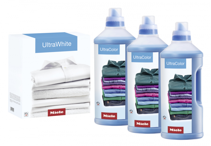 Набор моющих средств для стиральных машин 3хUltraColor + 1хUltraWhite Miele купить в Волгограде | Всегда в наличии! | Артикул 11347740 | Официальный сайт