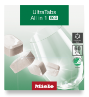 Таблетки для мытья посуды в ПММ Ultra Tabs All in 1 ECO GS CL 0602 T E 60 шт. Miele купить в Волгограде | Всегда в наличии! | Артикул 12279150 | Официальный сайт